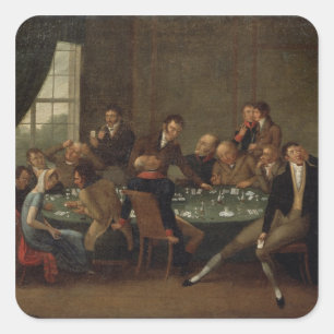 The Gambling House Square Sticker