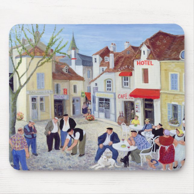 The Game Burgundy Mouse Pad (Front)