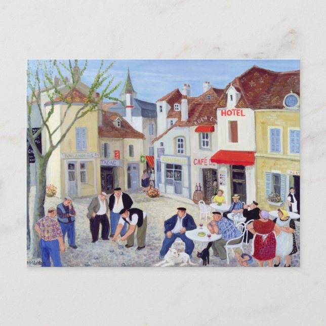 The Game Burgundy Postcard (Front)