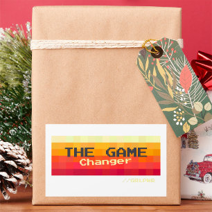 The Game Changer Girl Power Rectangular Sticker