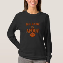 The Game is Afoot Black and Orange