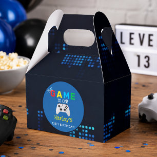 The Game Is On! Custom Photo Video Game Birthday Favour Box