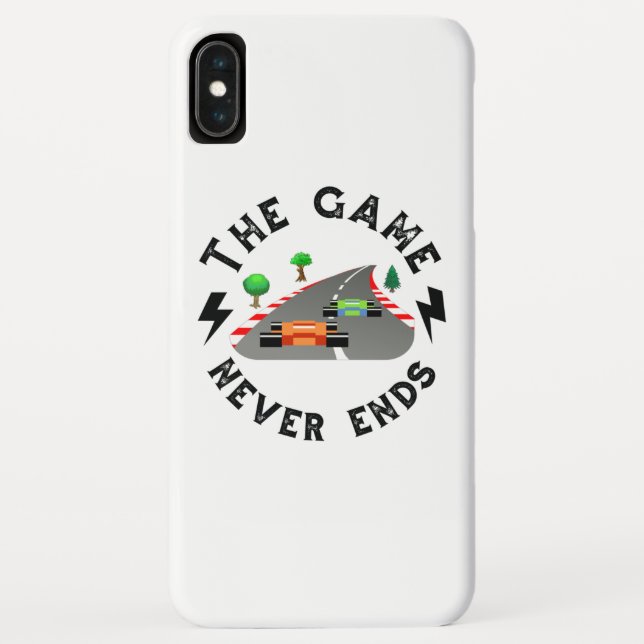 The Game never ends Case-Mate iPhone Case (Back)