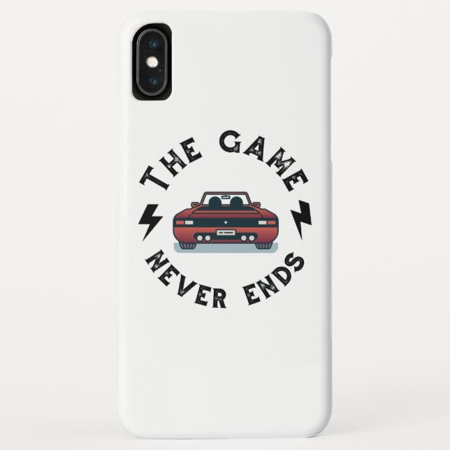 The Game never ends Case-Mate iPhone Case (Back)