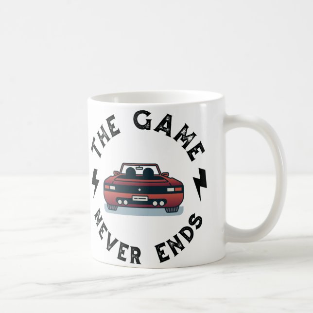The Game never ends Coffee Mug (Right)