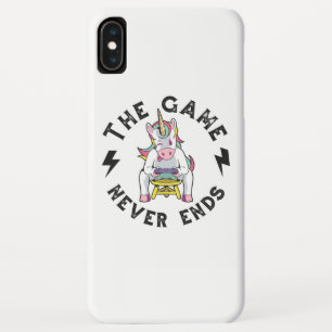 The Game never ends for Unicorns iPhone XS Max Case