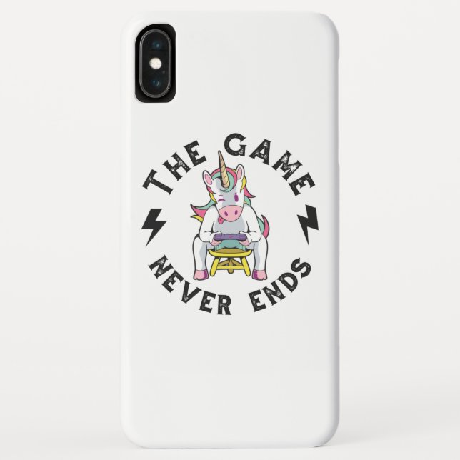 The Game never ends for Unicorns Case-Mate iPhone Case (Back)