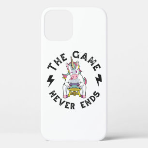 The Game never ends for Unicorns iPhone 12 Case