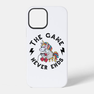 The Game never ends for Unicorns iPhone 12 Case