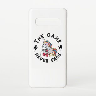 The Game never ends for Unicorns Samsung Galaxy Case
