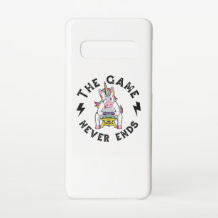 The Game never ends for Unicorns Samsung Galaxy Case