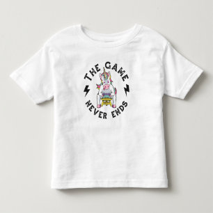The Game never ends for Unicorns Toddler T-Shirt