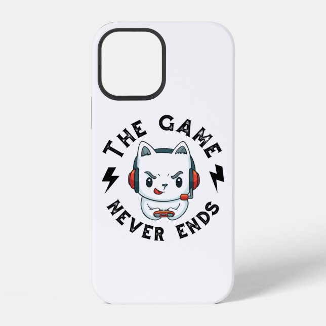 The Game never ends iPhone Case (Back)