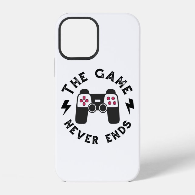 The Game never ends iPhone Case (Back)