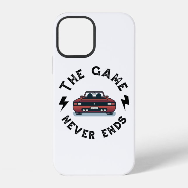 The Game never ends iPhone Case (Back)