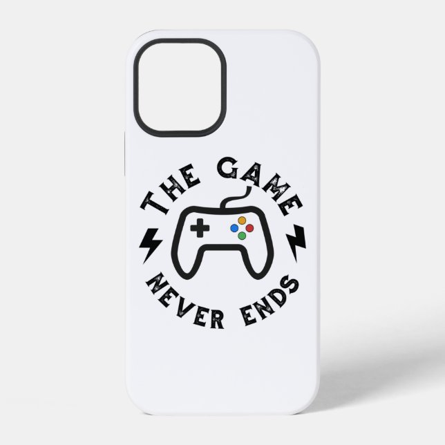 The Game never ends iPhone Case (Back)