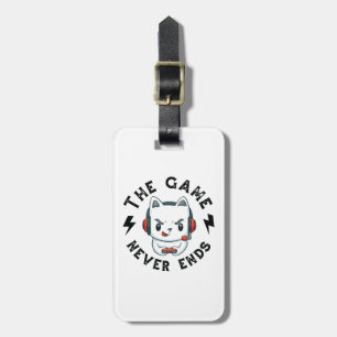 The Game never ends Luggage Tag