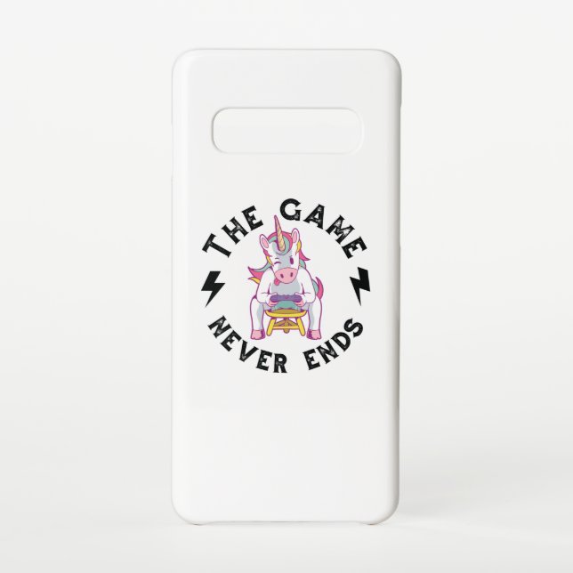 The Game never ends Samsung Galaxy Case (Back)