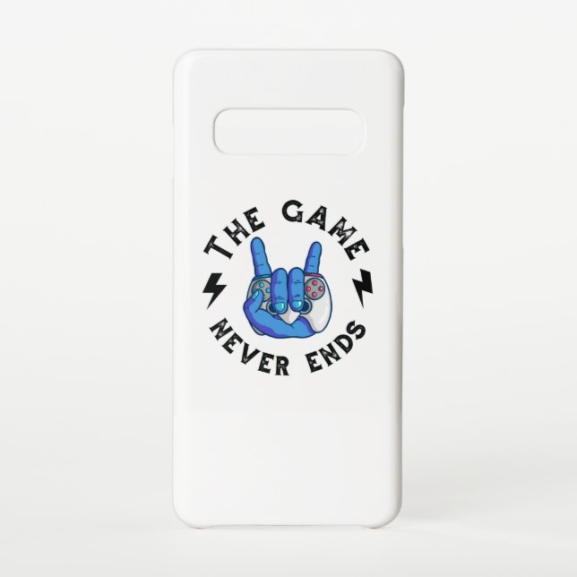 The Game never ends Samsung Galaxy Case (Back)