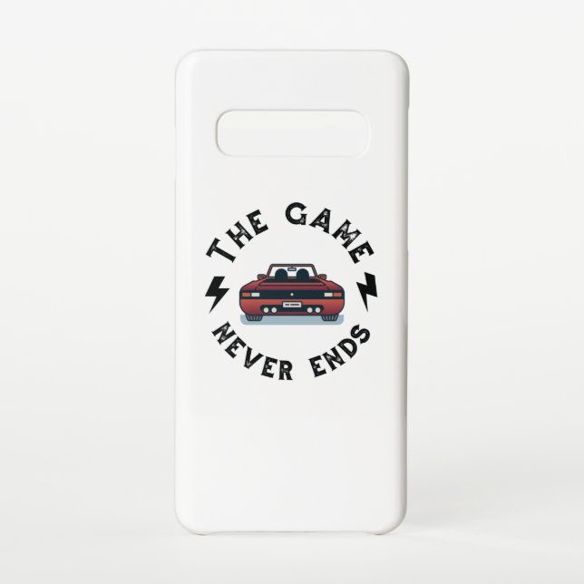 The Game never ends Samsung Galaxy Case (Back)