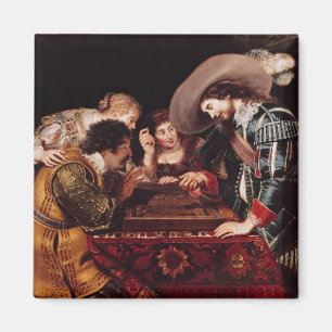 The Game of Backgammon Magnet