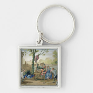 The Game of Bowls Key Ring