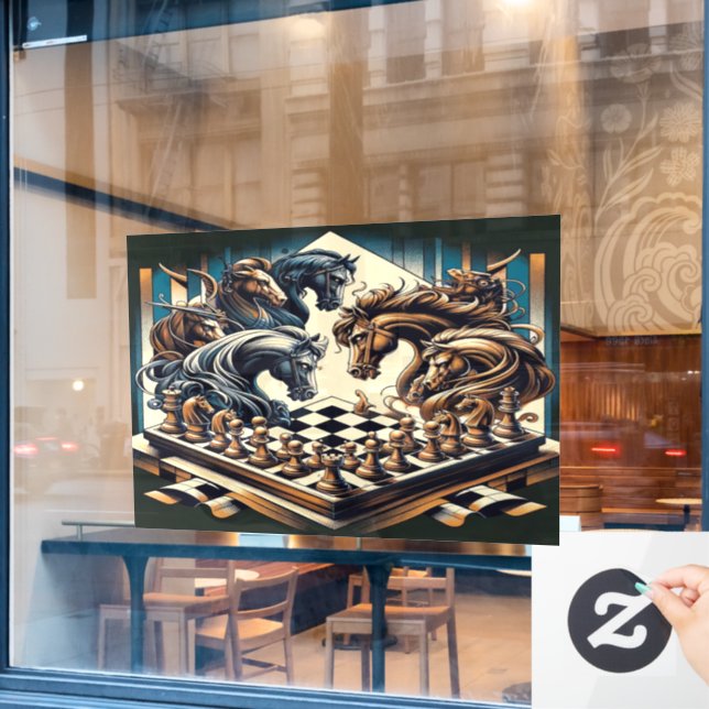 The game of knights – chess meets fantasy (Cafe Window)