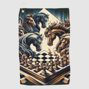 The game of knights – chess meets fantasy golf towel