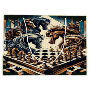 The game of knights – chess meets fantasy large gift bag
