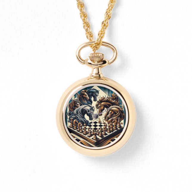 The game of knights – chess meets fantasy watch (Front)