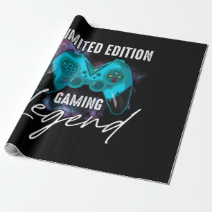The Gaming Legend For Gamer Video Game Wrapping Paper