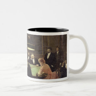 The Gaming Room at the Casino, 1889 Two-Tone Coffee Mug