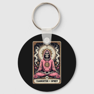 The Gangster Of Spirit Skull Pink Gangster Spiritu Key Ring