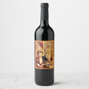 The Gangster's Blonde Girl Wine Label