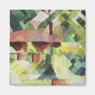 The Garden, 1914 (w/c on paper) Magnet
