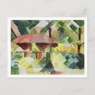 The Garden, 1914 (w/c on paper) Postcard