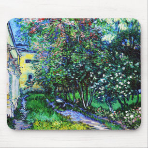 The Garden at the Asylum at Saint-Rémy, Van Gogh Mouse Pad
