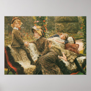 The Garden Bench James Tissot Fine Art Poster
