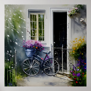 The Garden Bike Poster