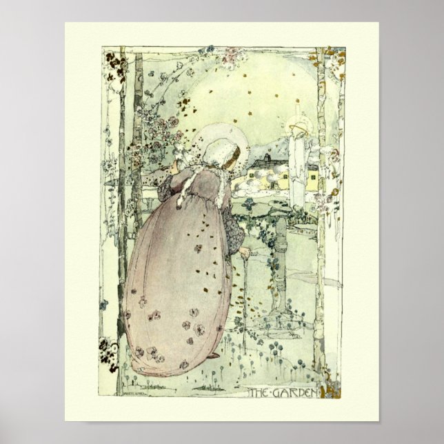 The Garden by Jessie Marion King Poster (Front)