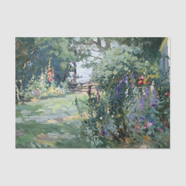 The Garden by Matilda Browne Tissue Paper (Front)