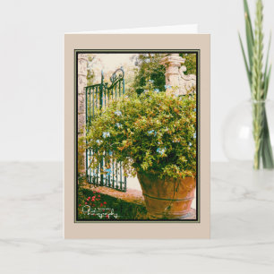 The Garden Gate Blank Note Card
