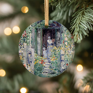 The Garden in Its Glory Childe Hassam Ceramic Ornament