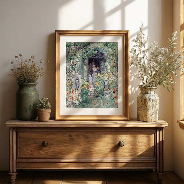 The Garden in Its Glory | Childe Hassam Poster (Creator Uploaded)