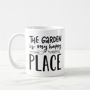 The Garden Is My Happy Place Coffee Mug