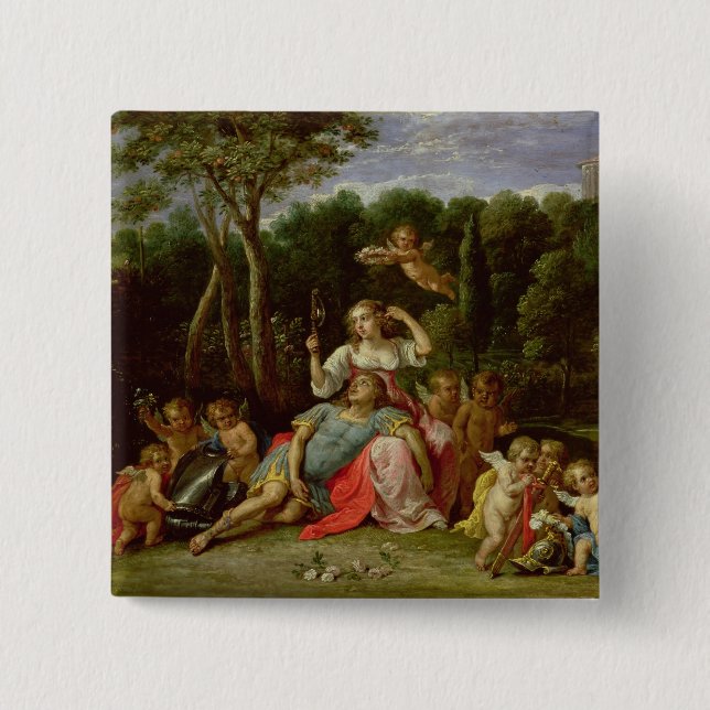 The Garden of Armida 15 Cm Square Badge (Front)