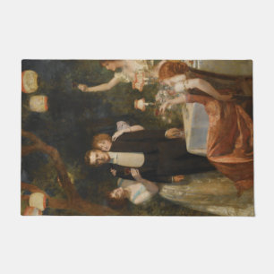 The Garden of Armida (by John Collier) Doormat
