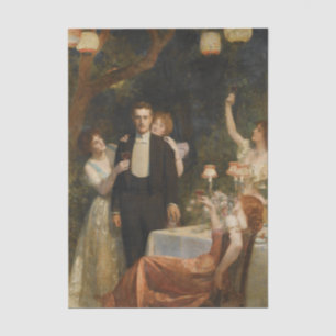 The Garden of Armida (by John Collier) Tissue Paper