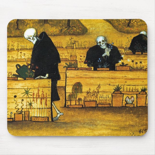 The Garden of Death by Hugo Simberg 1896 Mouse Pad (Front)