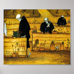 The Garden of Death by Hugo Simberg 1896 Poster